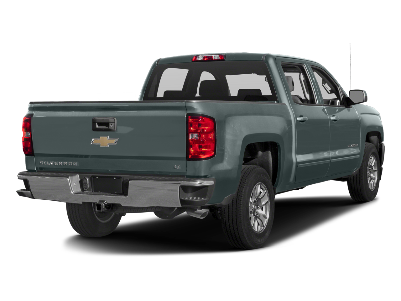 2016 Chevrolet Silverado 1500 — rear three-quarter view