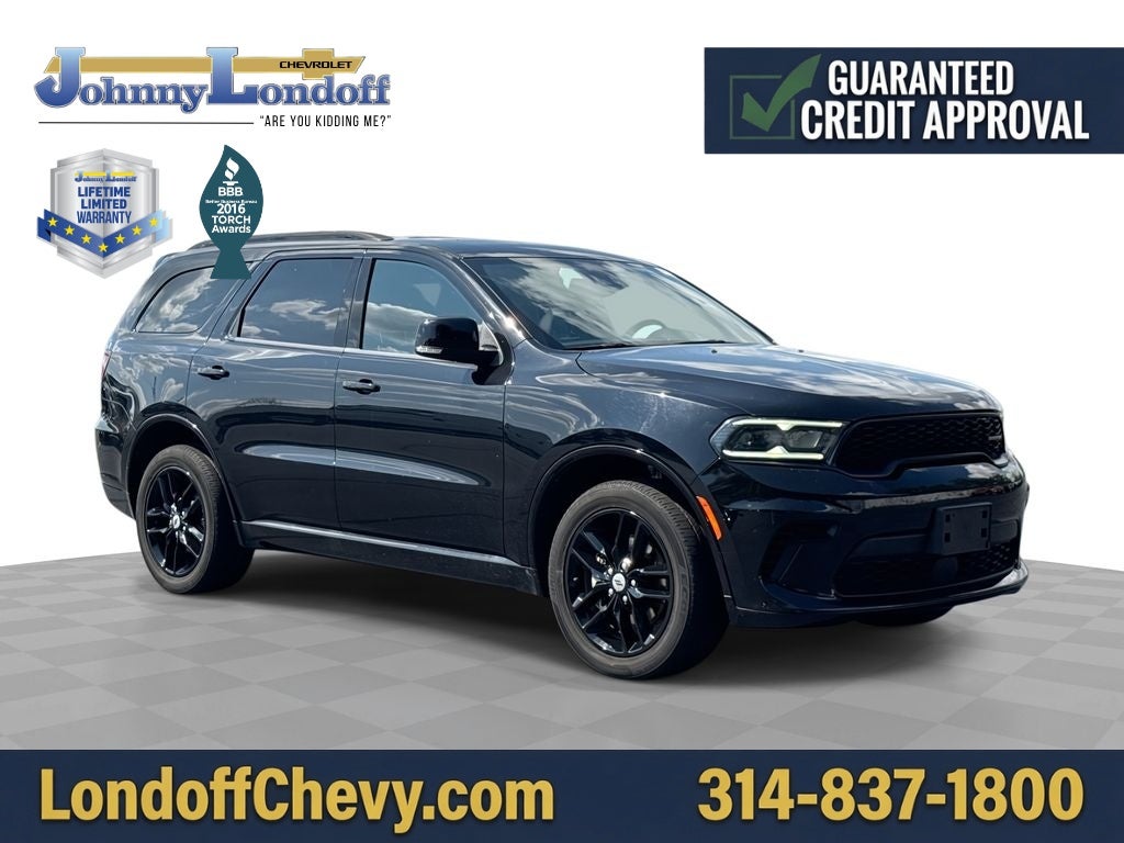 2024 Dodge Durango GT Plus in Black — front three-quarter view