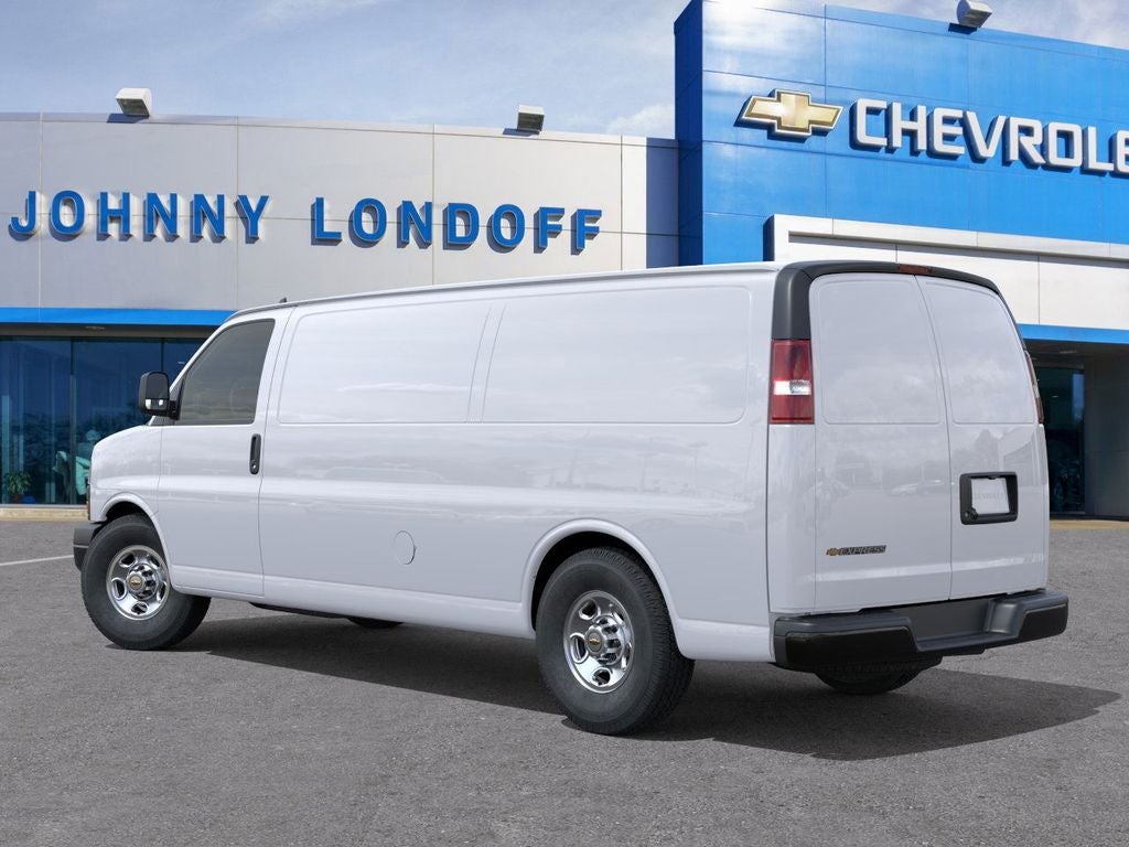 2025 Chevrolet Express Cargo — rear three-quarter view