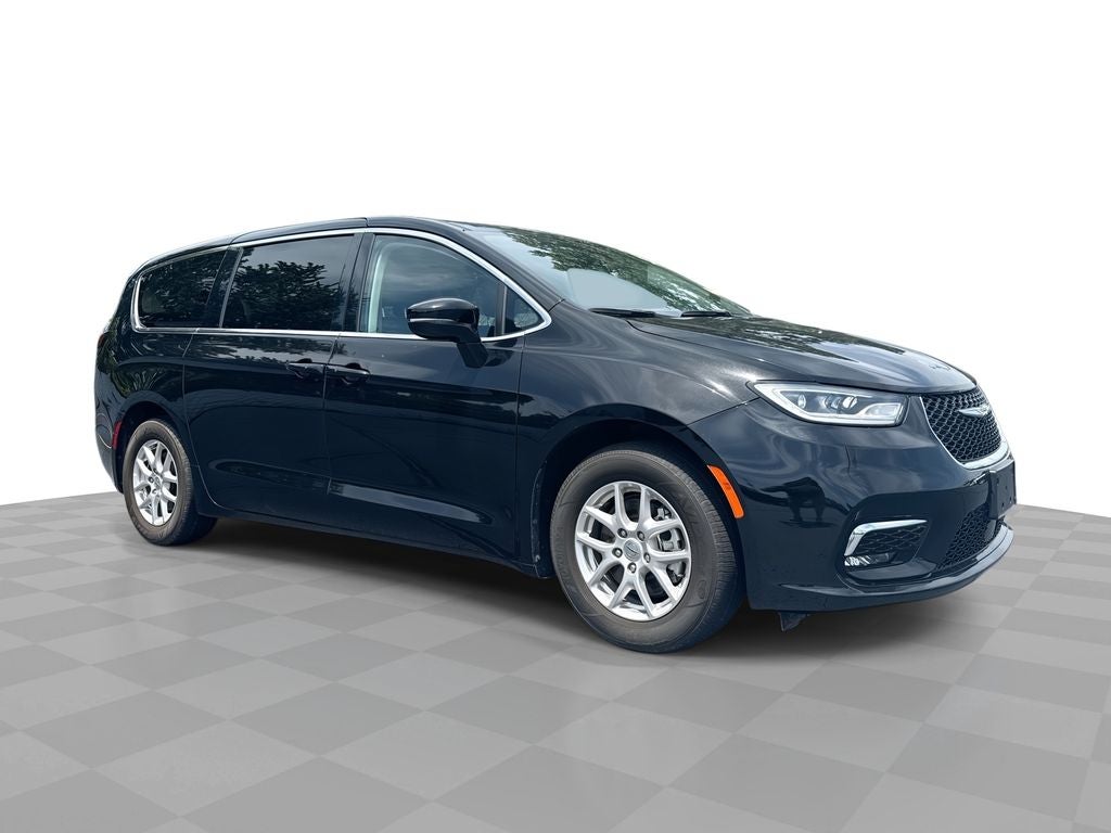 2024 Chrysler Pacifica Touring L in Red — front three-quarter view