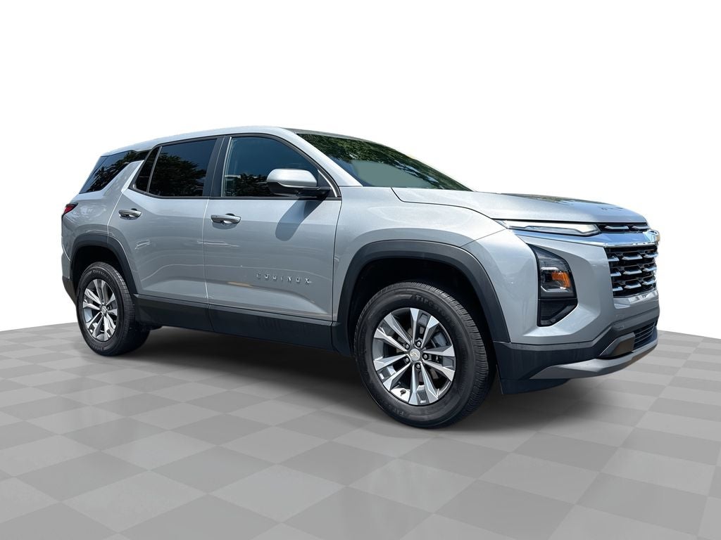 2025 Chevrolet Equinox LT in Sterling Gray Metallic — front three-quarter view