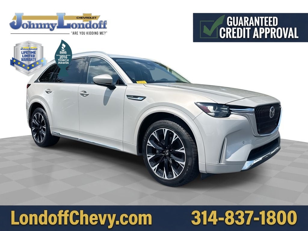 2024 Mazda Mazda CX-90 3.3 Turbo S in Tan — front three-quarter view