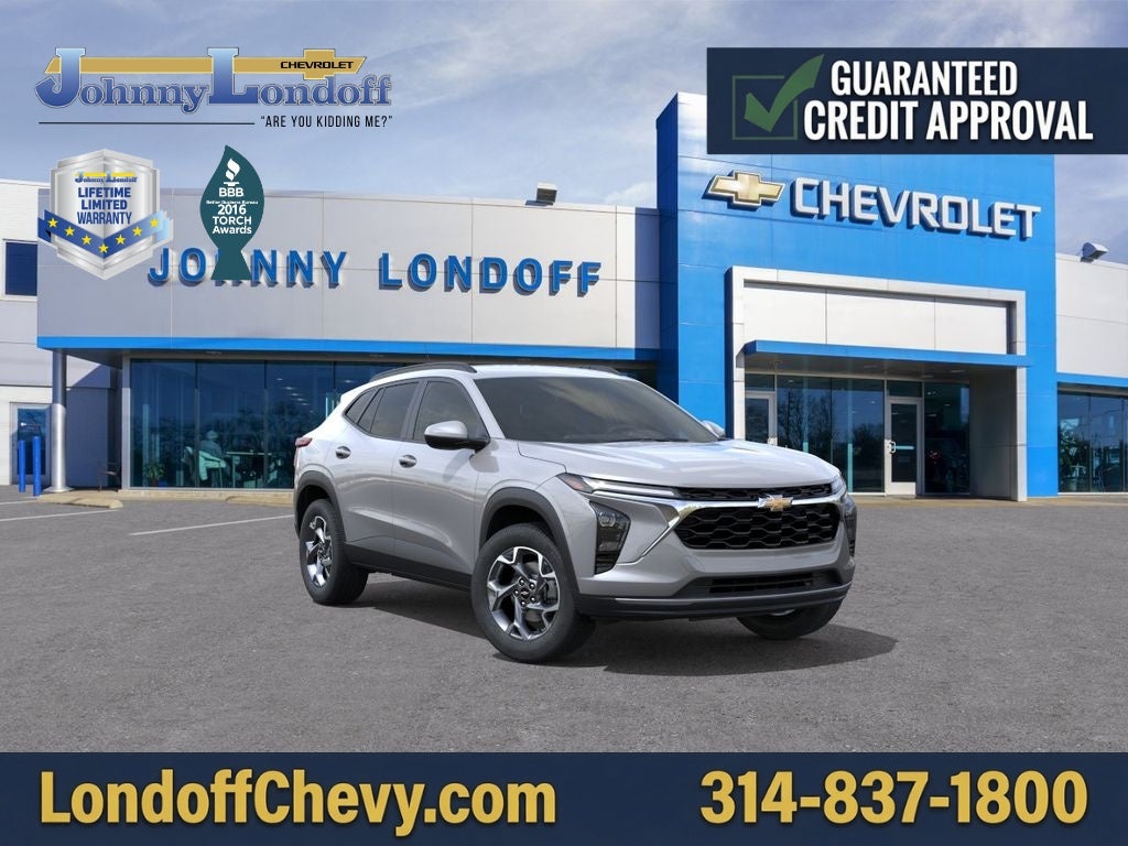 2026 Chevrolet Trax LT in Sterling Gray Metallic — front three-quarter view
