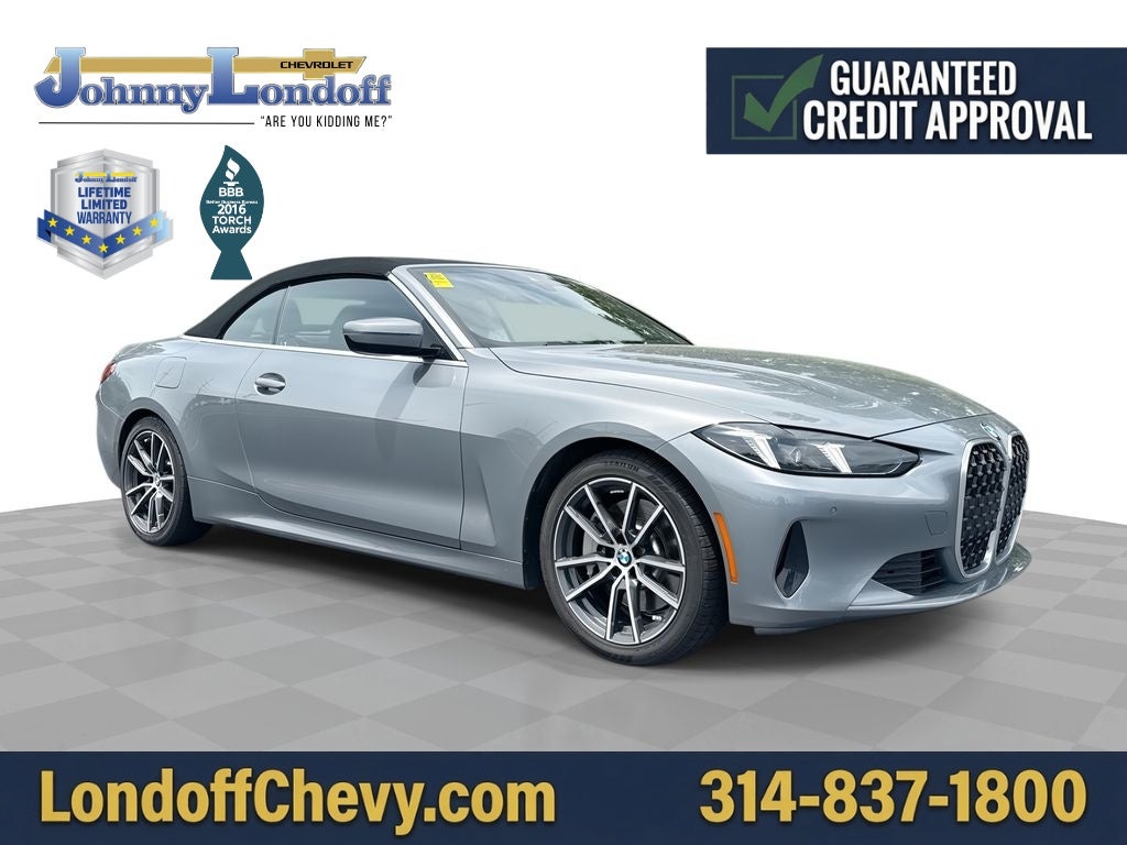 2025 BMW 430i 430i in Gray — front three-quarter view